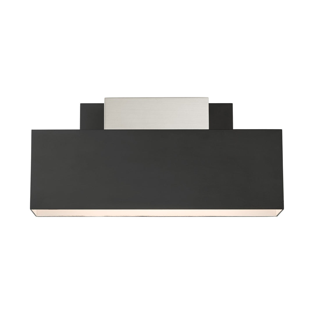 2 Light Black Outdoor Ada Wall Sconce
