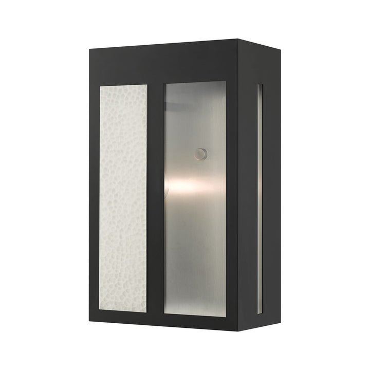 1 Light Black Outdoor Wall Lantern by Livex Lighting