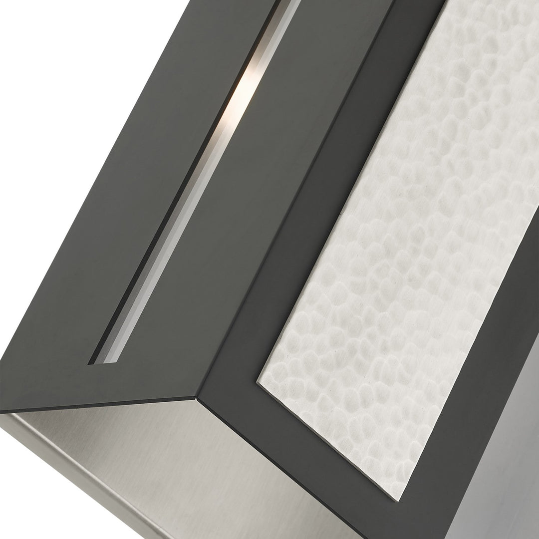 1 Light Black Outdoor Wall Lantern