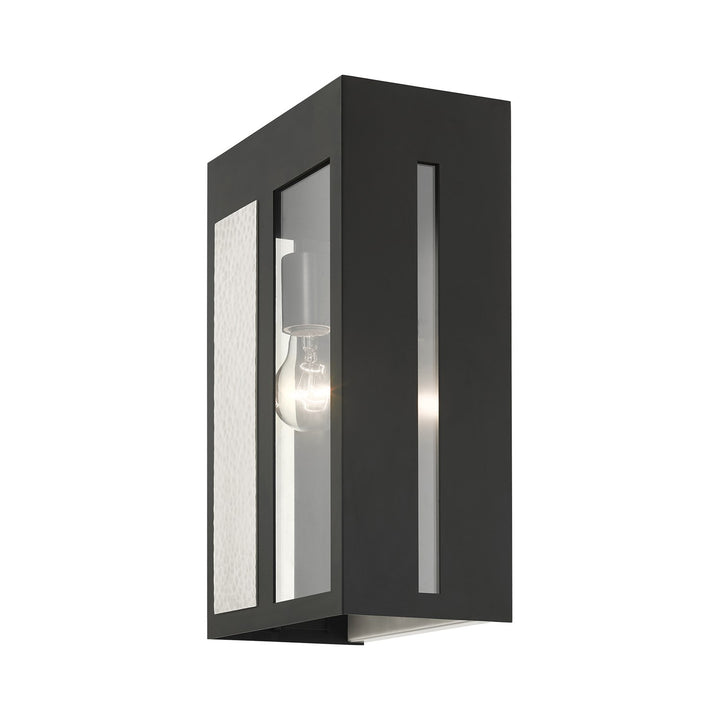 1 Light Black Outdoor Wall Lantern