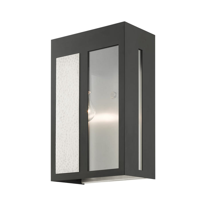 1 Light Black Outdoor Wall Lantern