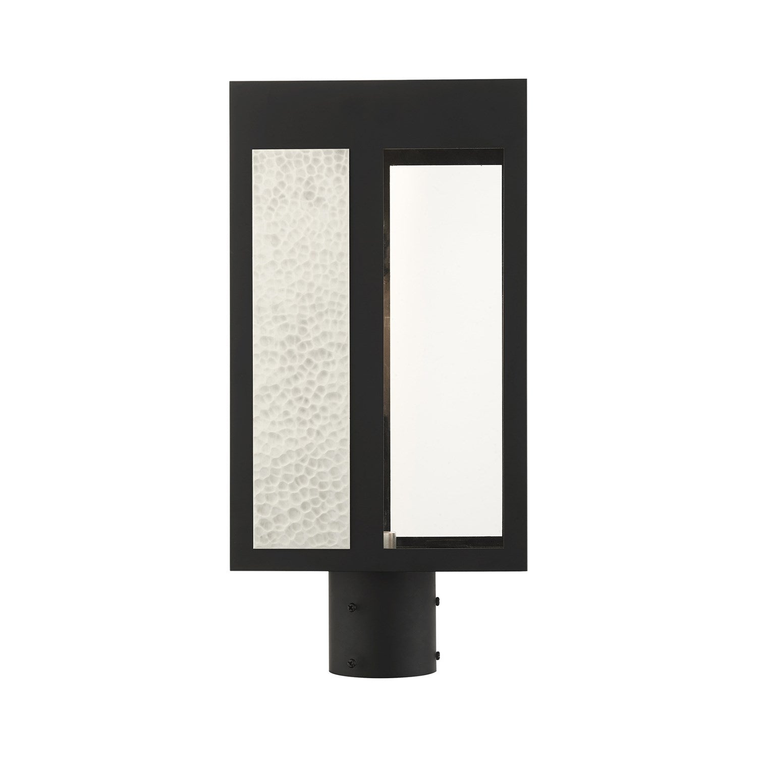 1 Light Black Outdoor Post Top Lantern