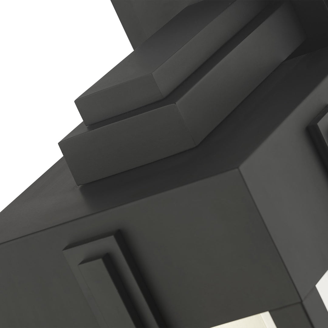 1 Light Black Outdoor Wall Lantern