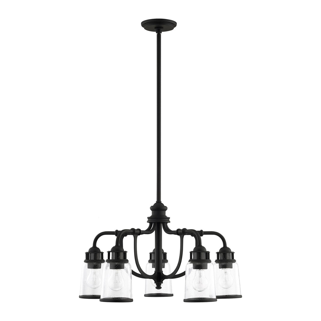 5 Light Black Chandelier