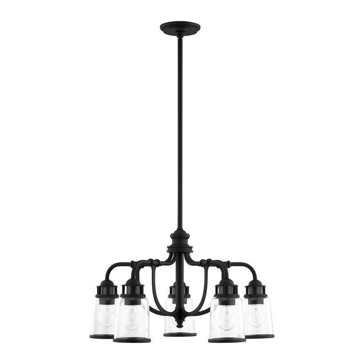 5 Light Black Chandelier