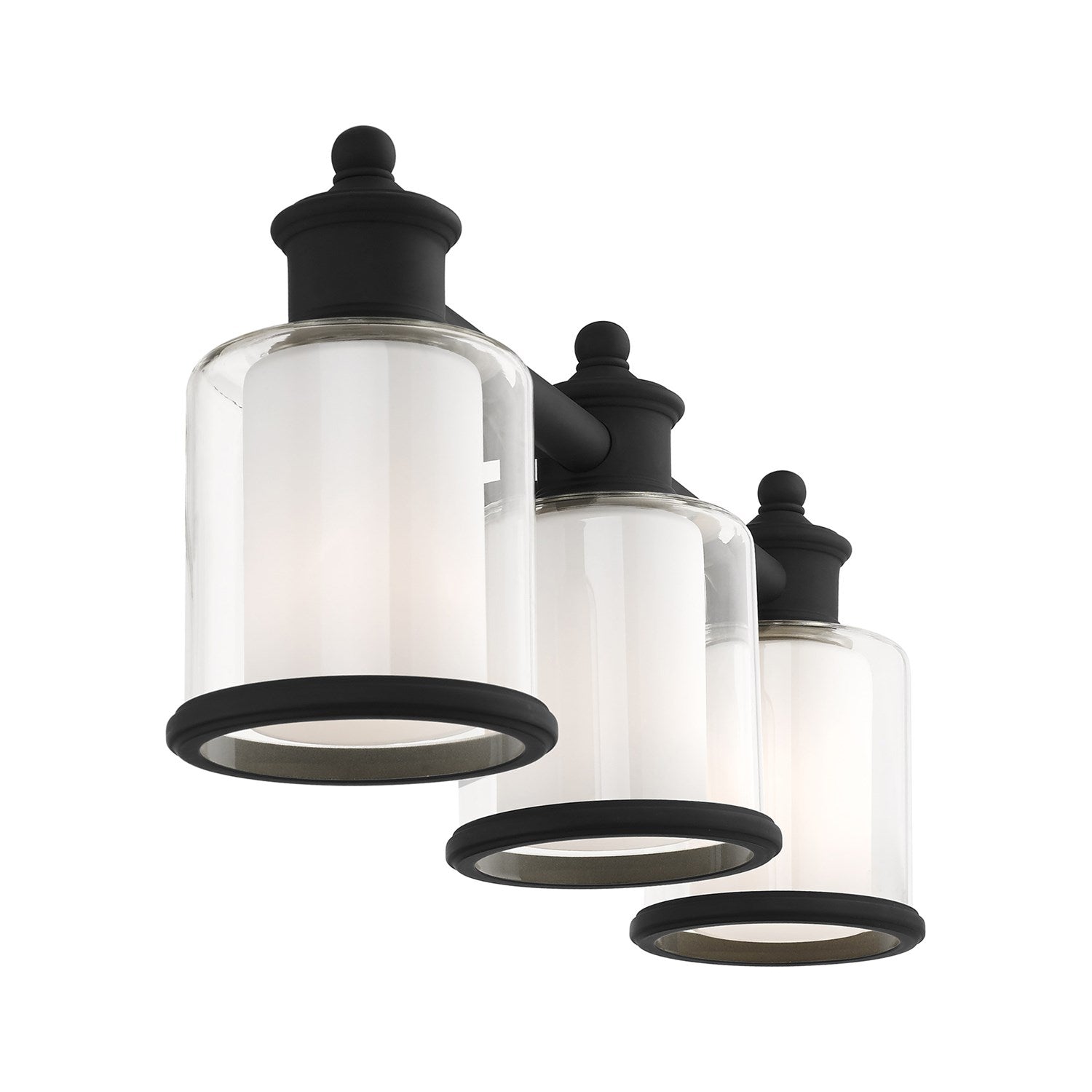 3 Light Black Bath Vanity