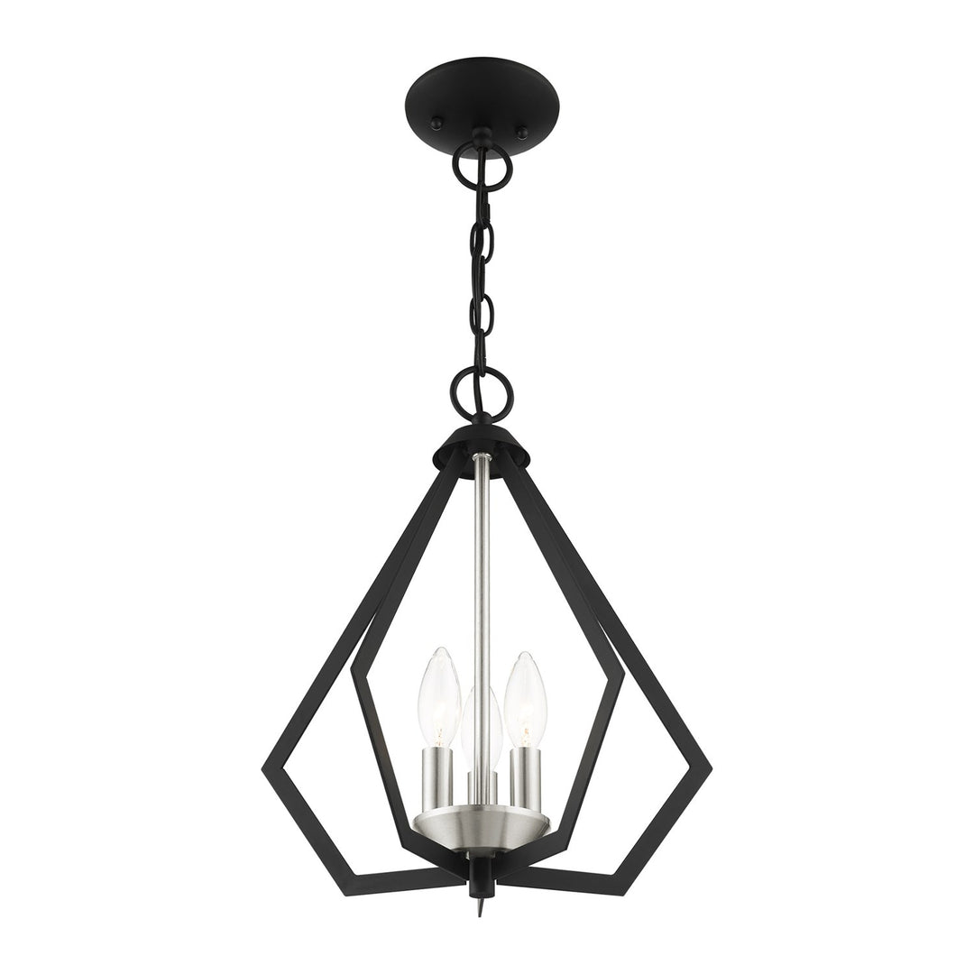 3 Light Black Chandelier