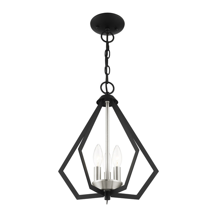 3 Light Black Chandelier