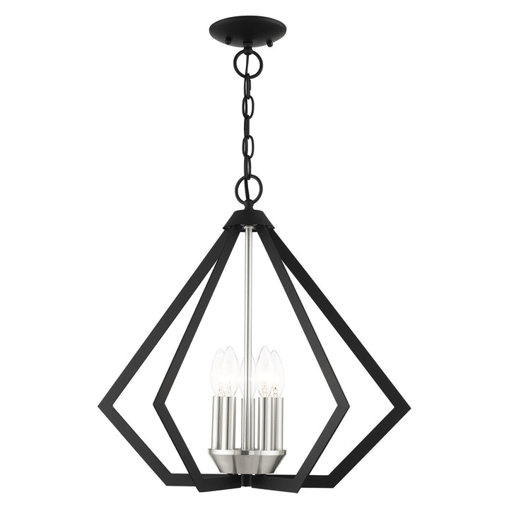 5 Light Black Chandelier by Livex Lighting