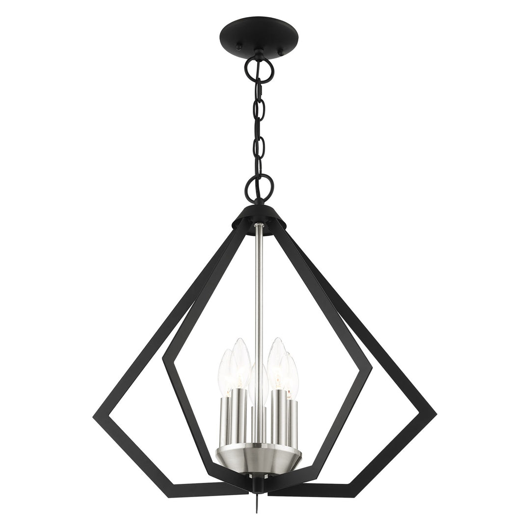 5 Light Black Chandelier