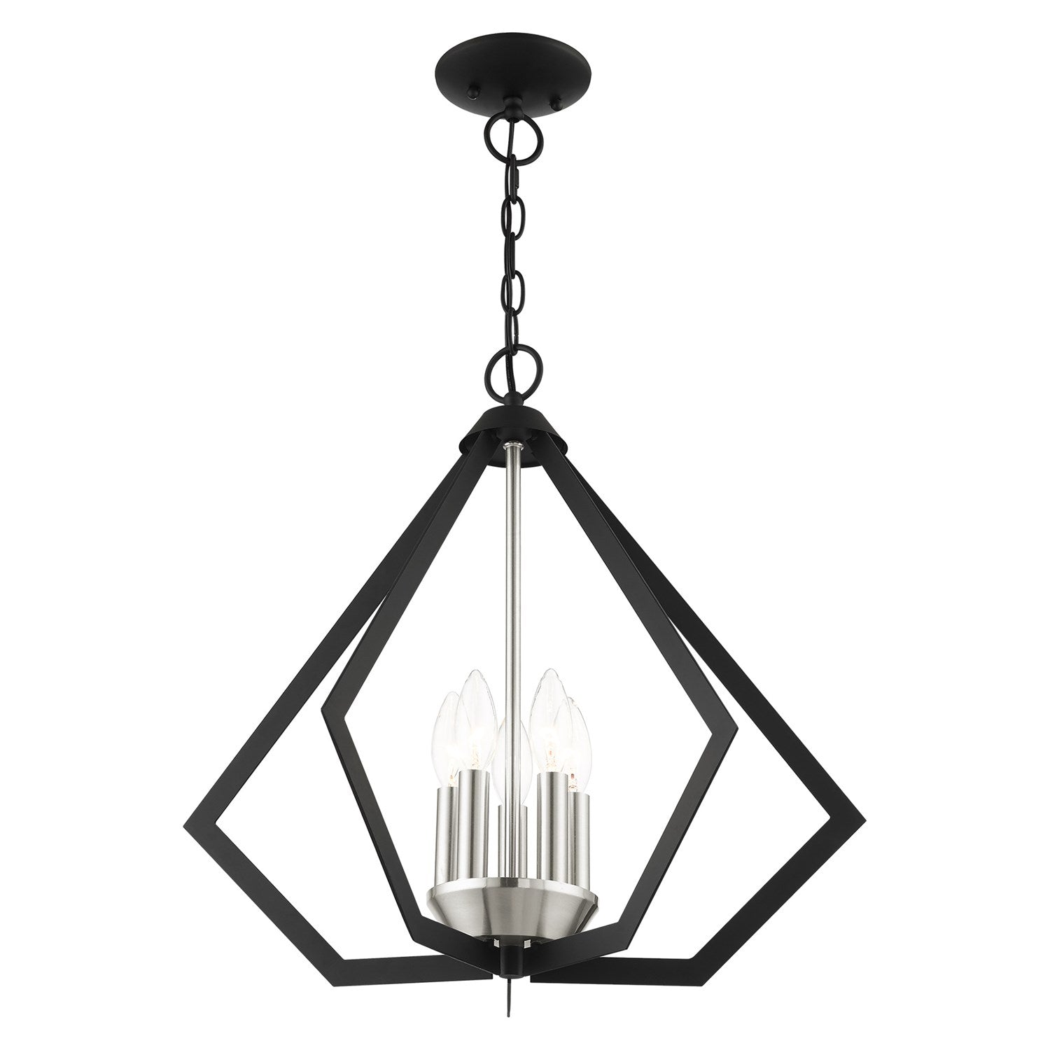 5 Light Black Chandelier