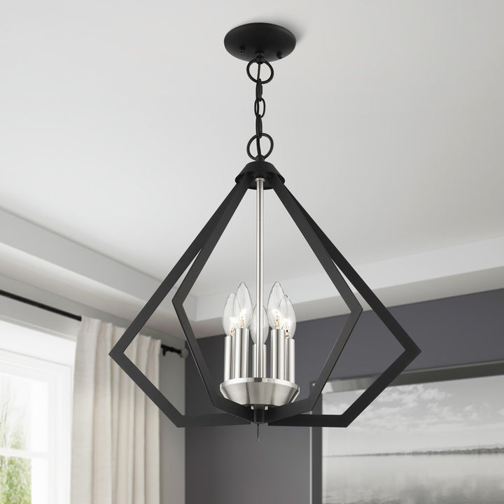 5 Light Black Chandelier