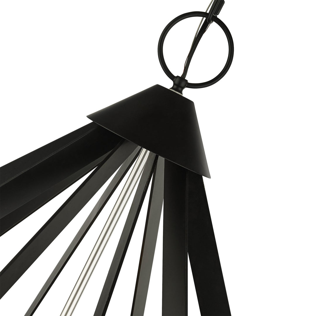 15 Light Black Foyer Chandelier