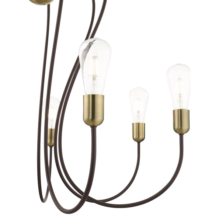 7 Light Bronze Chandelier