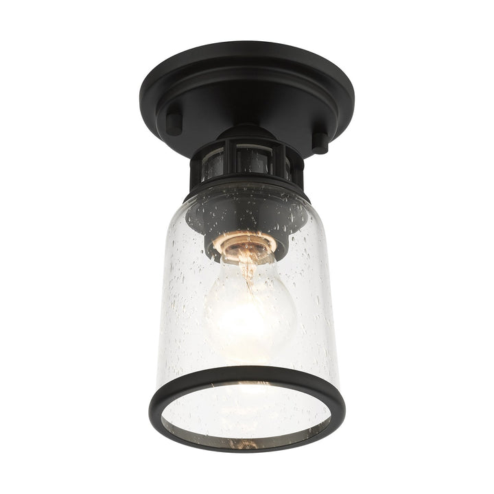 1 Light Black Flush Mount