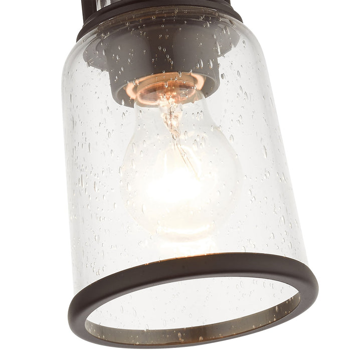 1 Light Bronze Flush Mount
