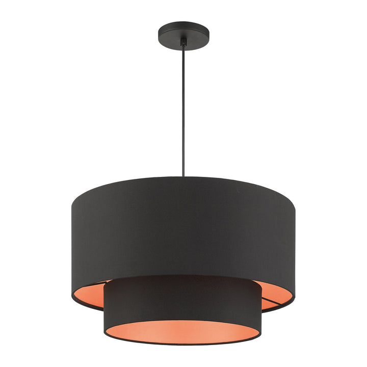 3 Light Black Pendant