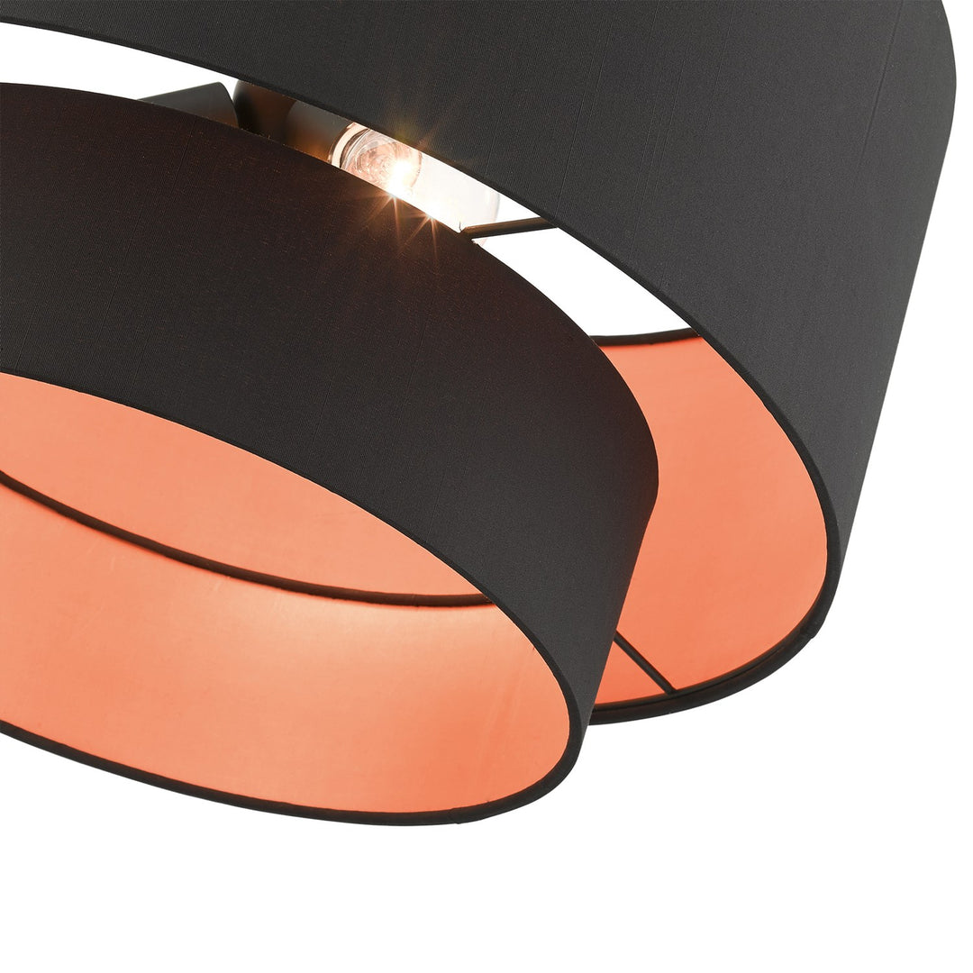 3 Light Black Pendant