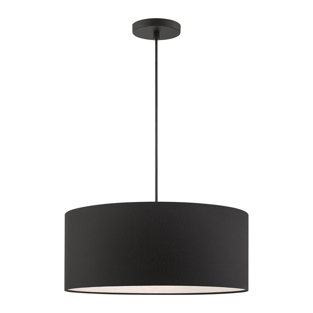 3 Light Black Pendant by Livex Lighting