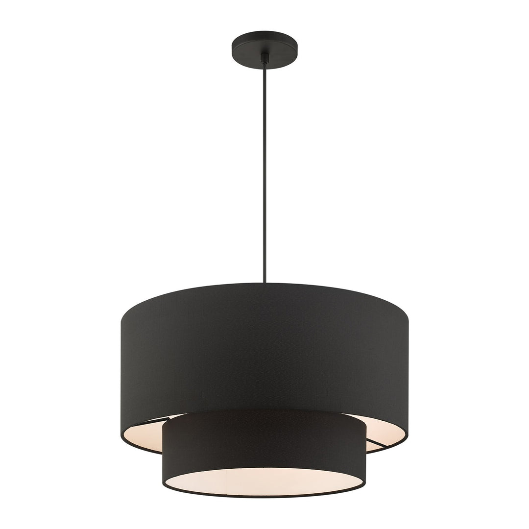 3 Light Black Pendant