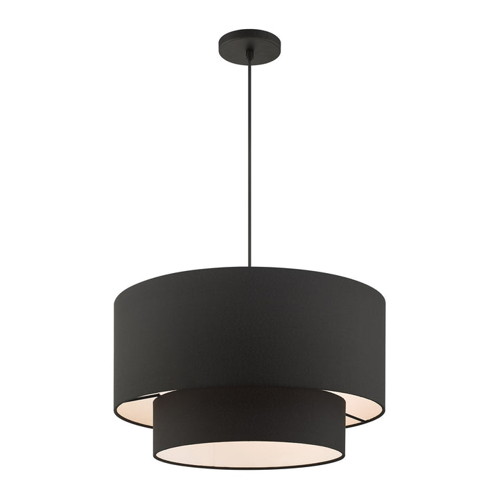 3 Light Black Pendant