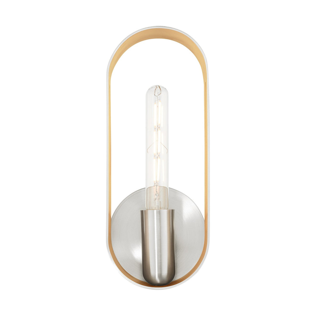 1 Light Brushed Nickel Ada Single Sconce by Livex Lighting