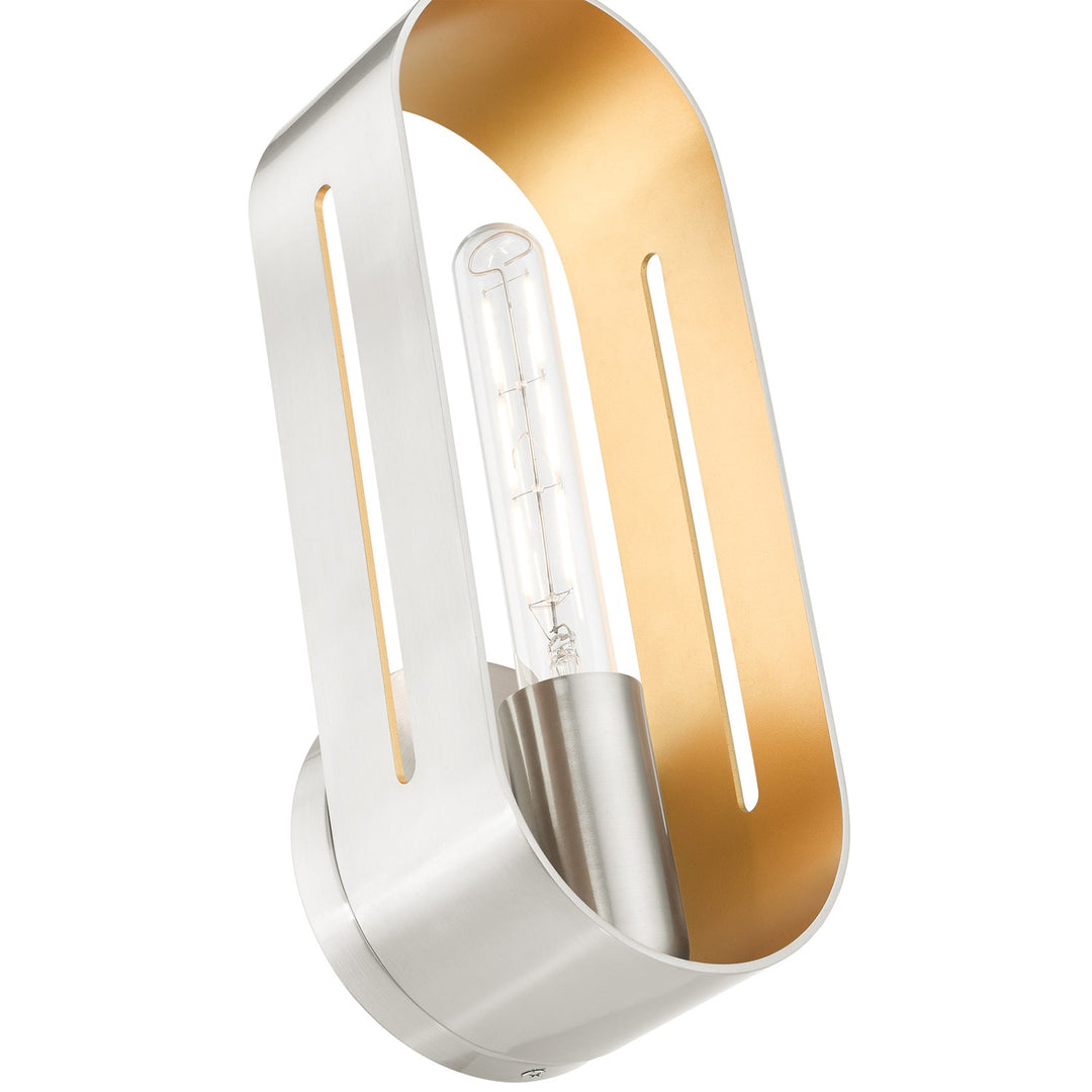 1 Light Brushed Nickel Ada Single Sconce