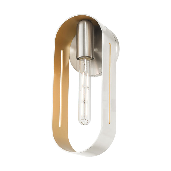 1 Light Brushed Nickel Ada Single Sconce