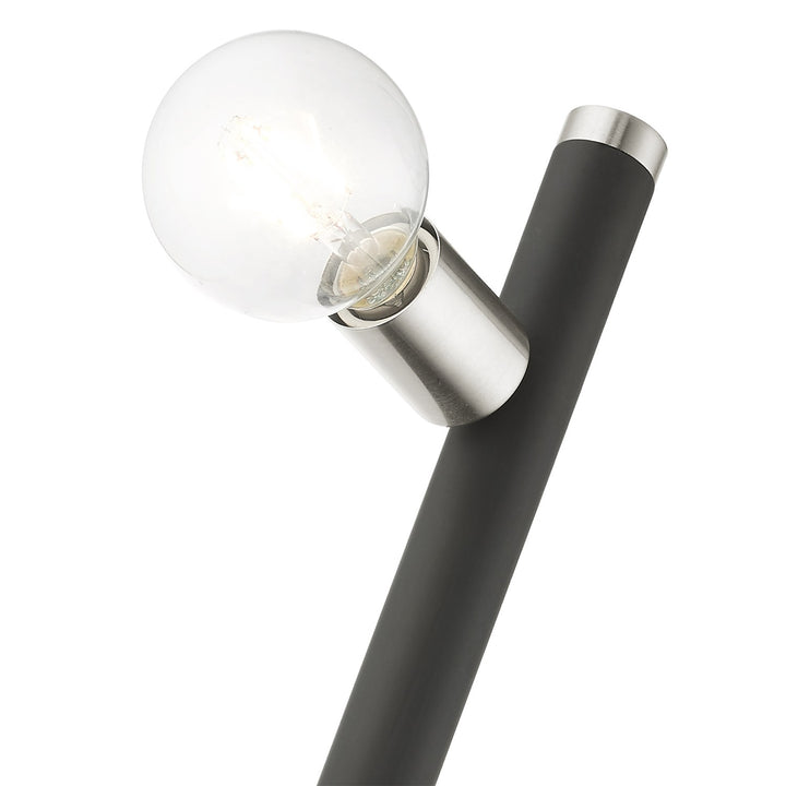 1 Light Black Wall Sconce