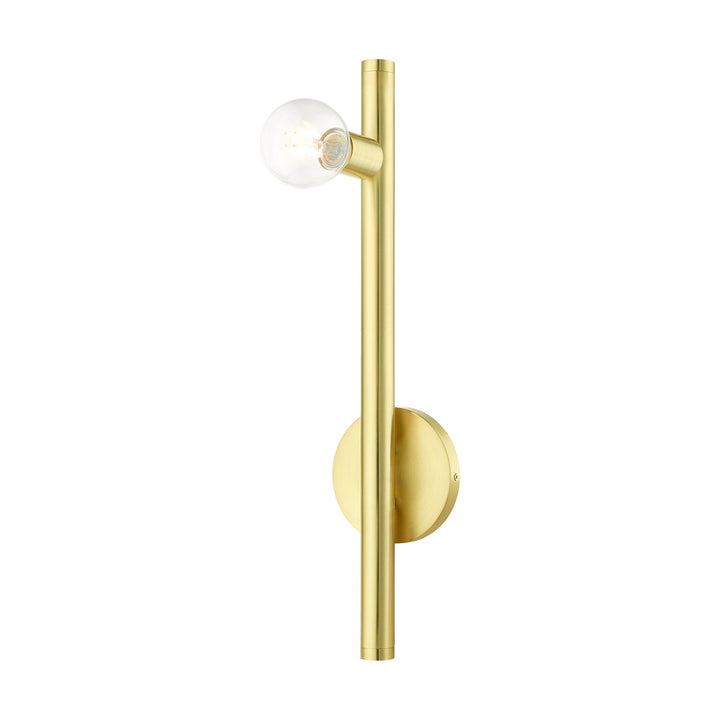 1 Light Satin Brass Wall Sconce by Livex Lighting