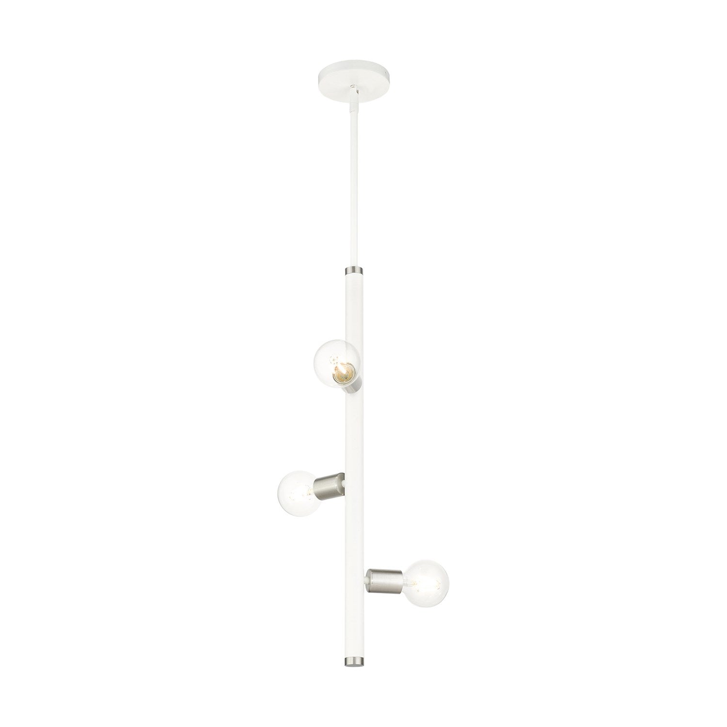 3 Light White Pendant