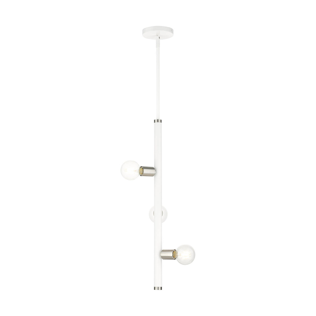 3 Light White Pendant