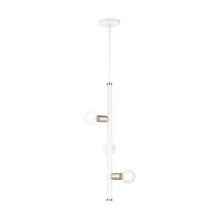 3 Light White Pendant