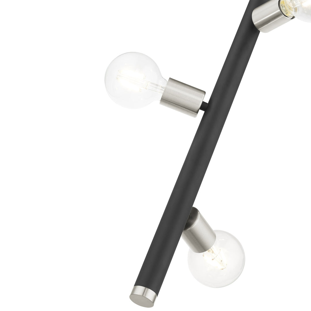 3 Light Black Pendant
