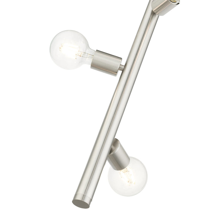 3 Light Brushed Nickel Pendant