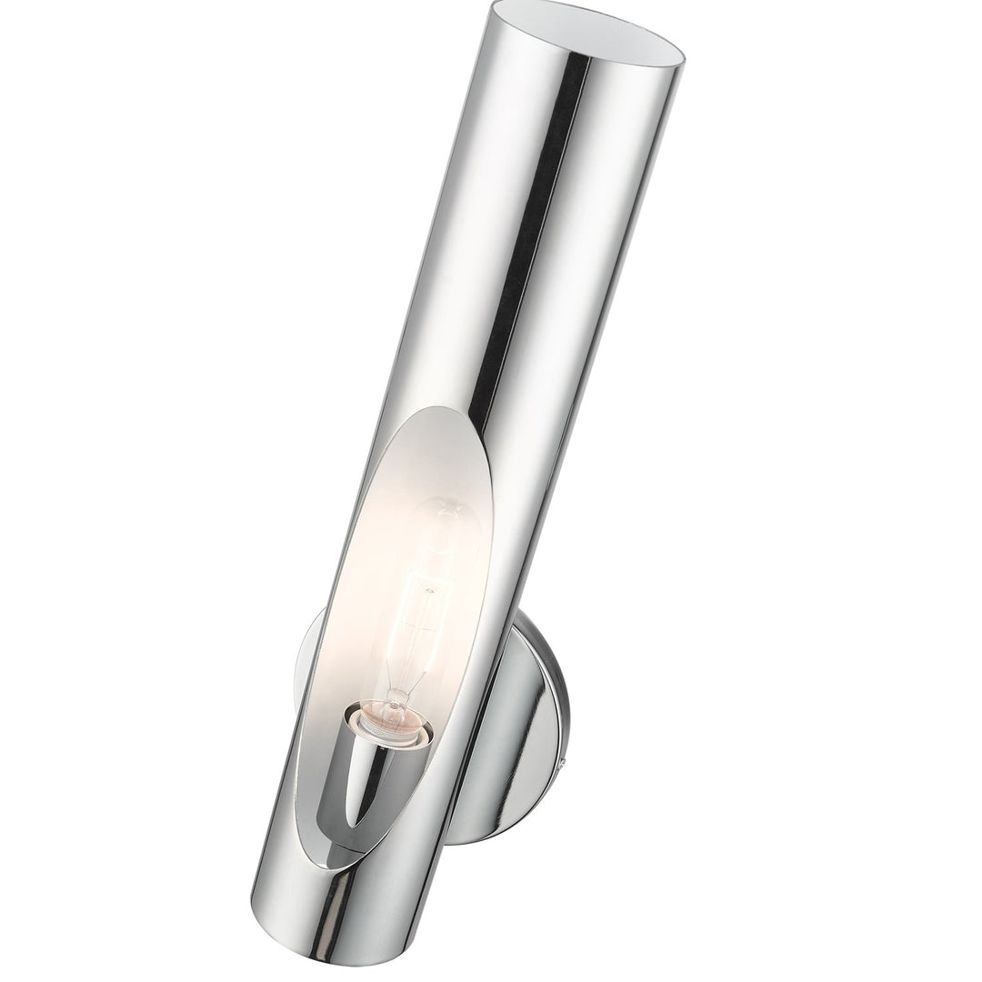 1 Light Polished Chrome Ada Single Sconce