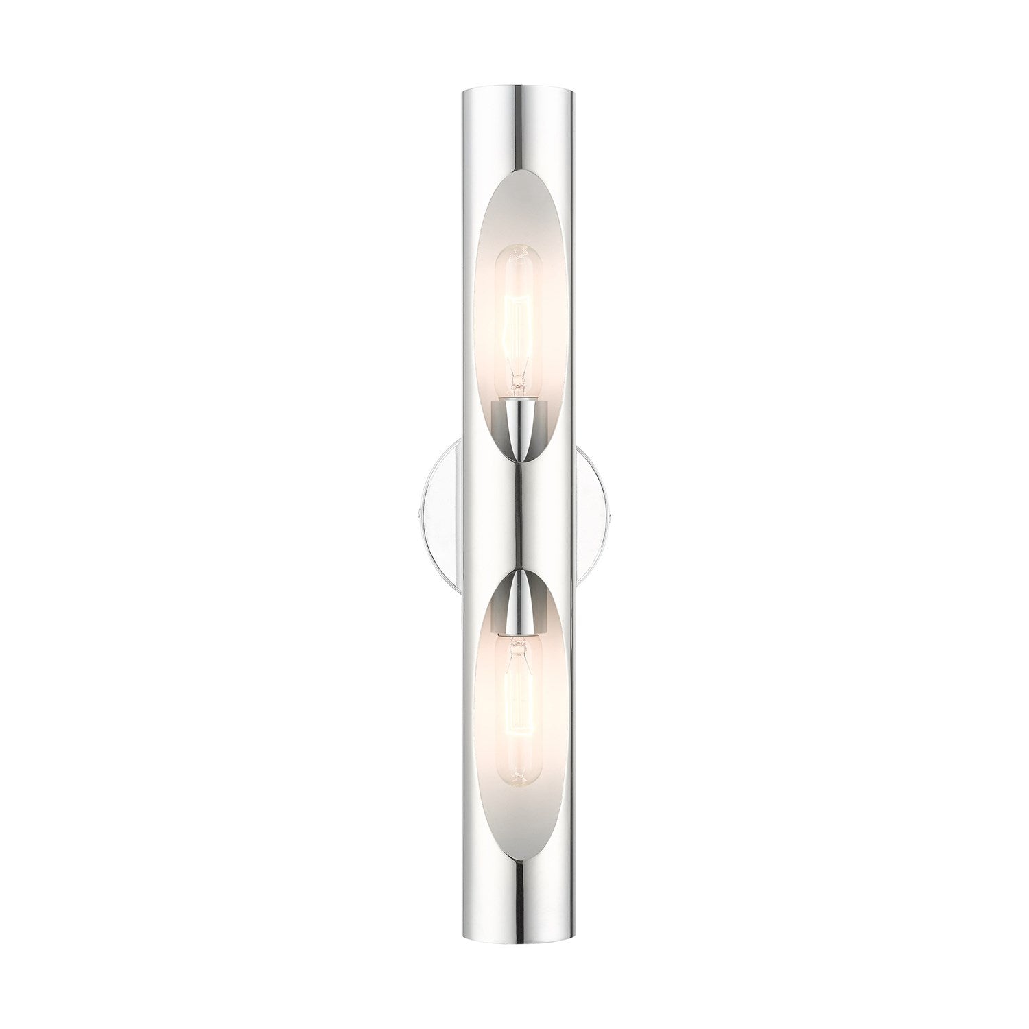 2 Light Polished Chrome Ada Sconce by Livex Lighting