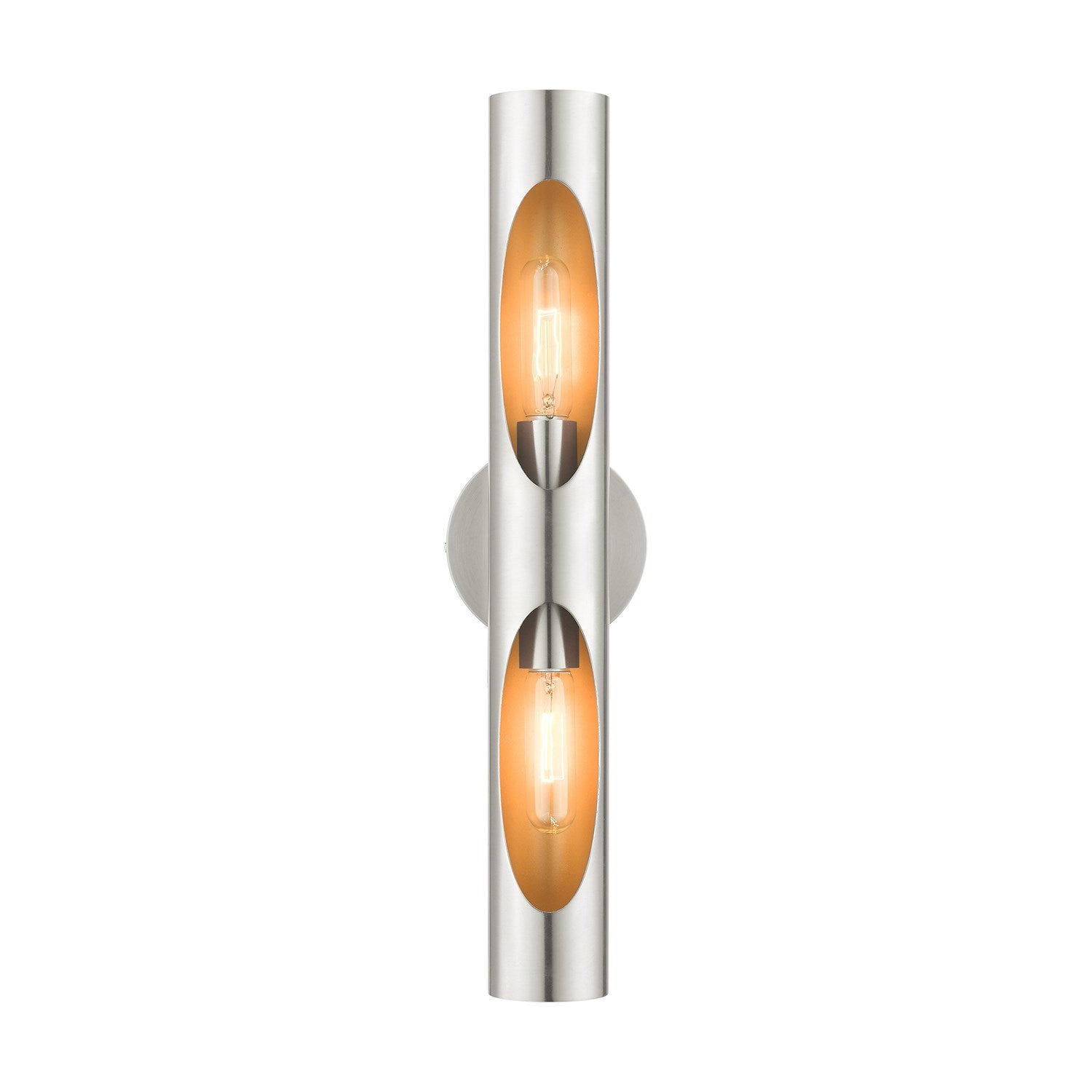 2 Light Brushed Nickel Ada Sconce by Livex Lighting