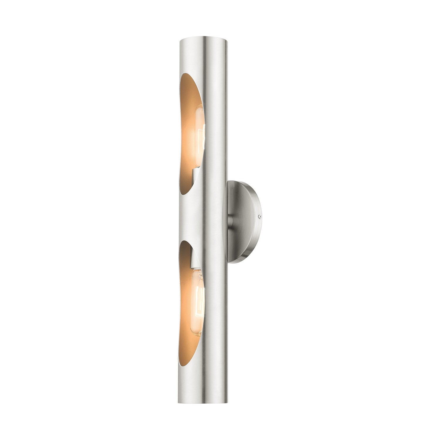 2 Light Brushed Nickel Ada Sconce
