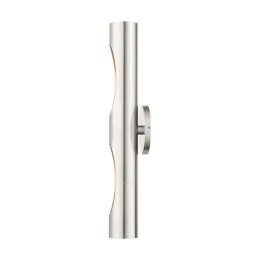 2 Light Brushed Nickel Ada Sconce