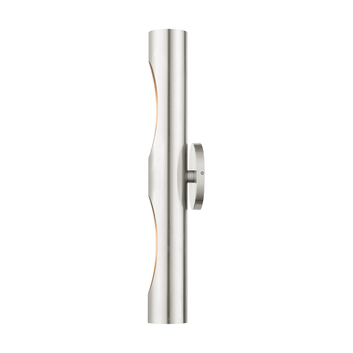 2 Light Brushed Nickel Ada Sconce