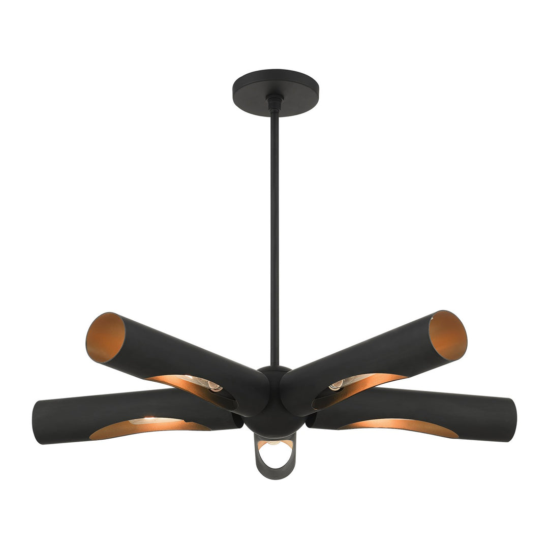 5 Light Black Chandelier