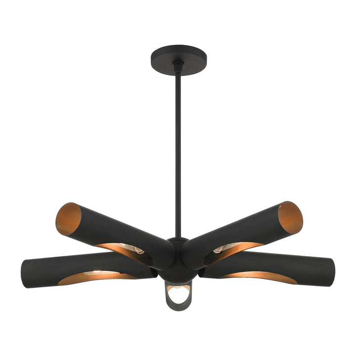 5 Light Black Chandelier