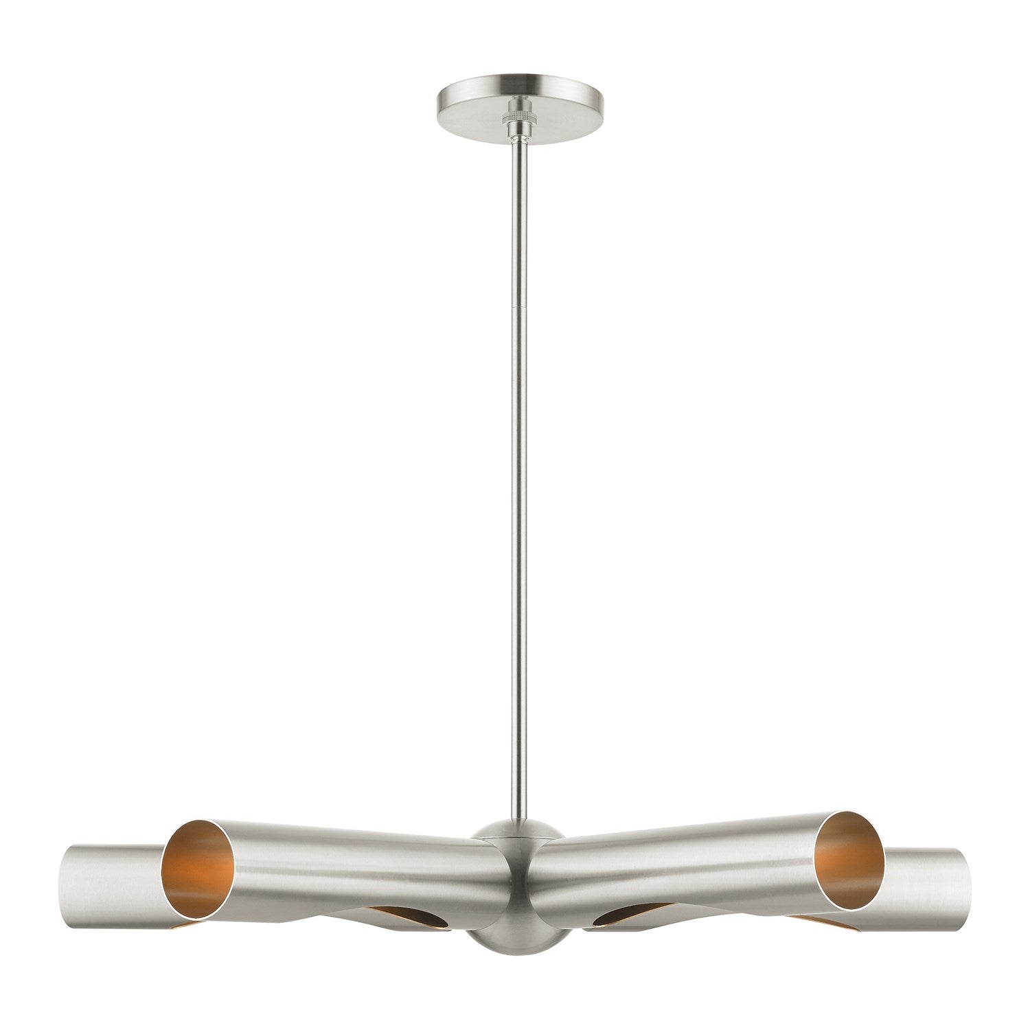 5 Light Brushed Nickel Chandelier