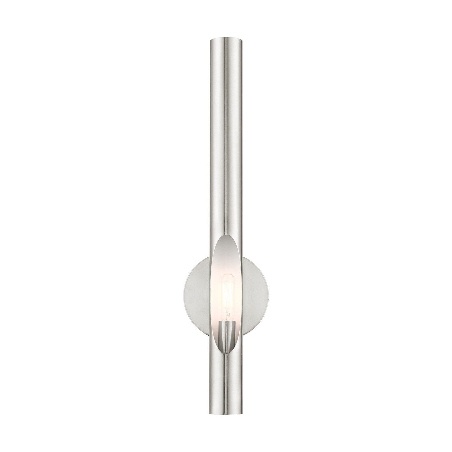 1 Light Brushed Nickel Ada Single Sconce by Livex Lighting