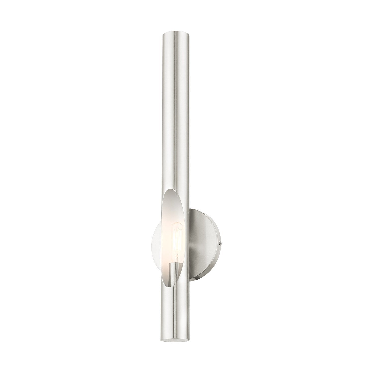 1 Light Brushed Nickel Ada Single Sconce