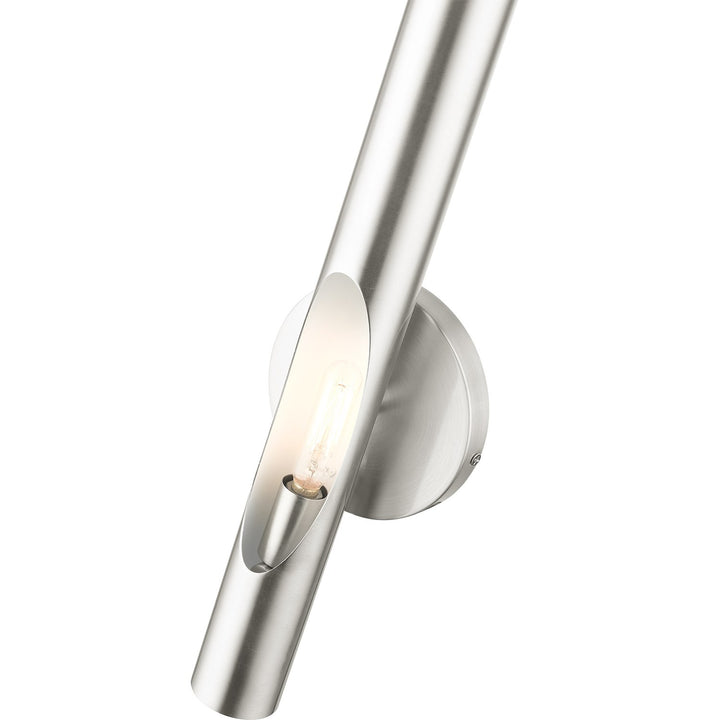 1 Light Brushed Nickel Ada Single Sconce