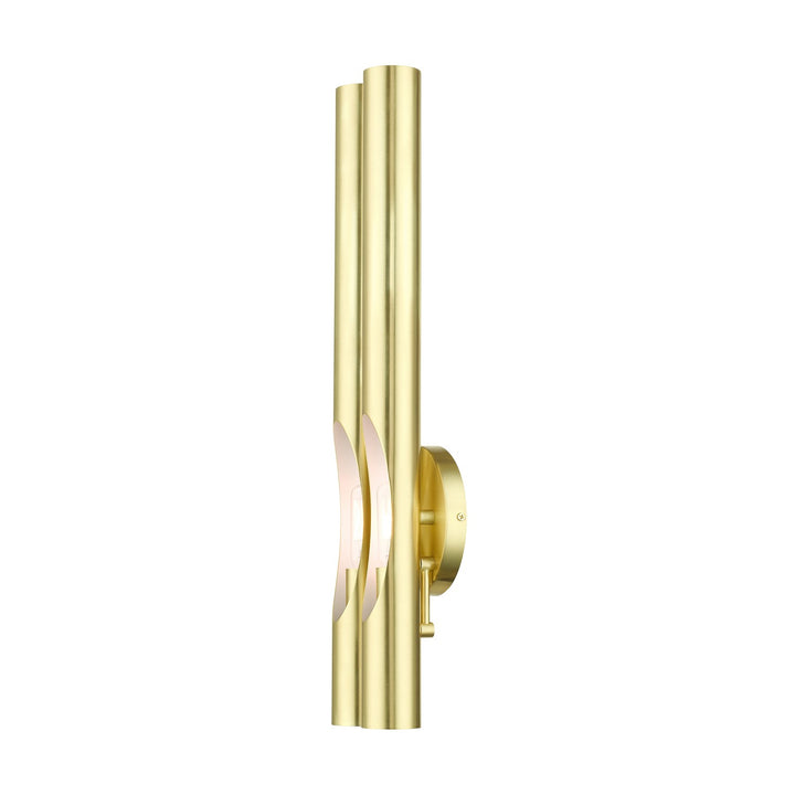 2 Light Satin Brass Ada Double Sconce