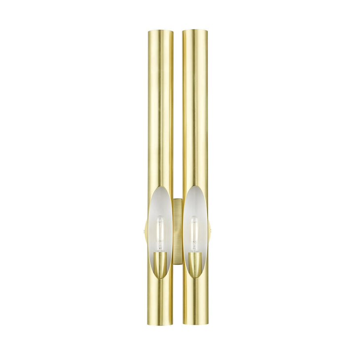 2 Light Satin Brass Ada Double Sconce
