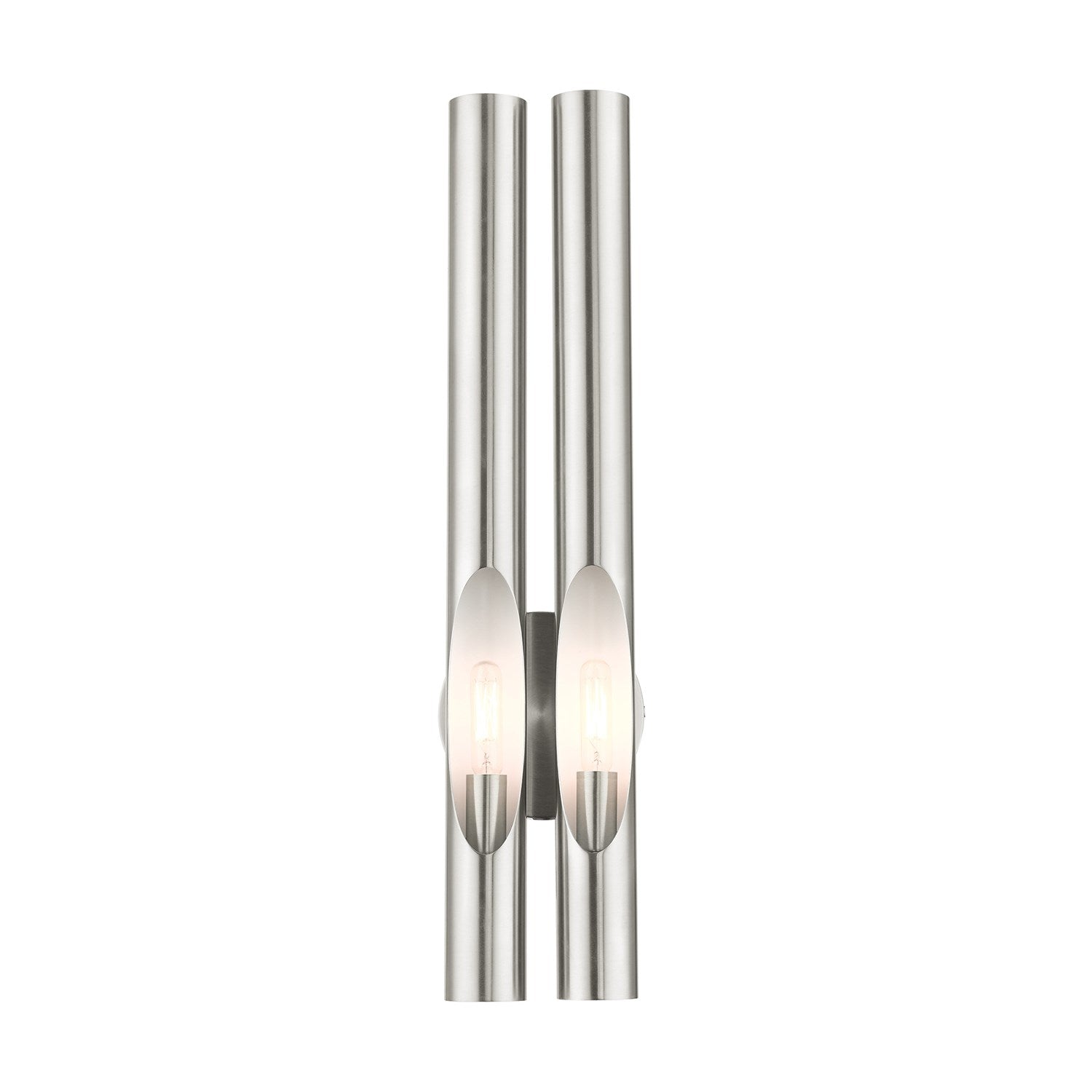 2 Light Brushed Nickel Ada Double Sconce by Livex Lighting